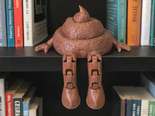 A human figure with legs
