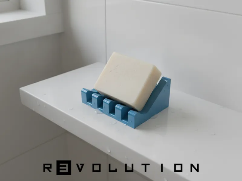 Modern Slanted Soap Dish