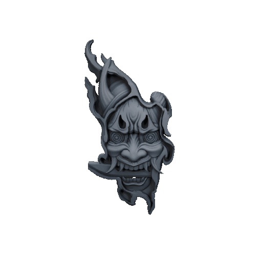 Traditional Japanese Oni mask Wall
