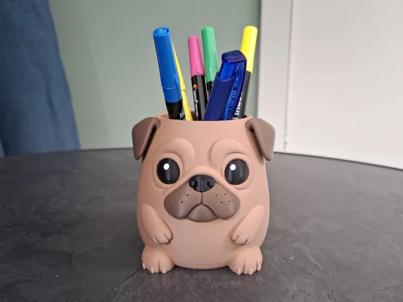Porta-Canetas Pug Amigo
