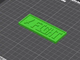 Fight button from Undertale