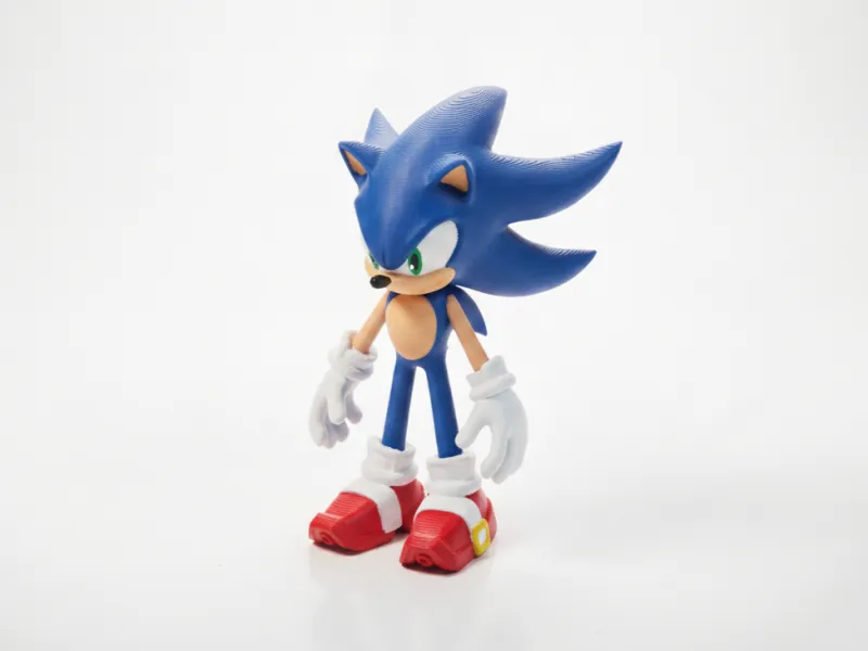 Spiky Hedgehog Warrior Fan Art Gaming 3D Printable