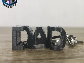 I LOVE YOU DAD FATHER’S DAY KEY RING