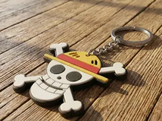 Simple One Piece Keychain