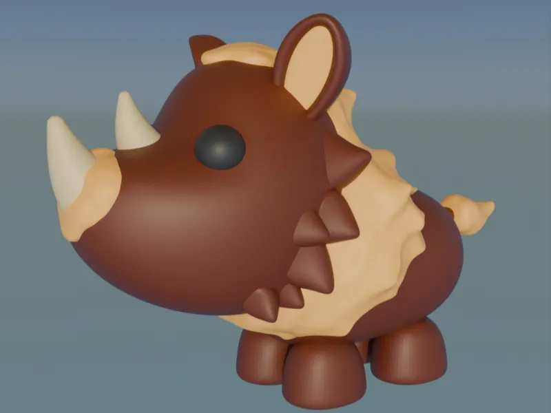 Wooly Rhino Adopt Me! Fan Art