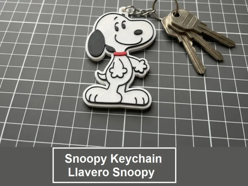 Snoopy Keychain | Llavero Snoopy 3D