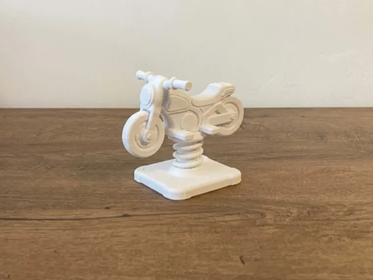 Brinquedo de Mola em Formato de Motocicleta - Equipamento para Playground