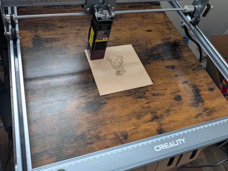 Creality CR10 10W Falcon Laser Cutter STEP file