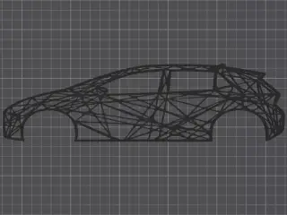 Cupra Born String Art