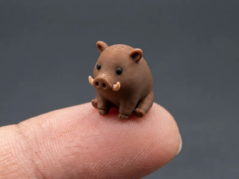 modelo 3D de jabalí
