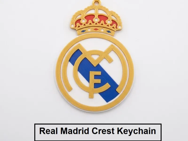 Real Madrid Crest Keychain