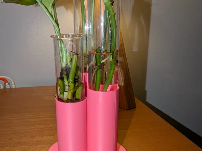 Support triple pour flacons de plantes - 25mm