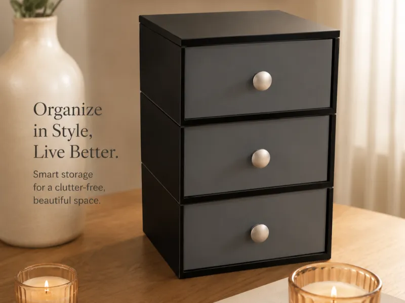Triple Drawer Stack