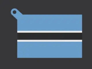 BW -  Botswana Flag keychain