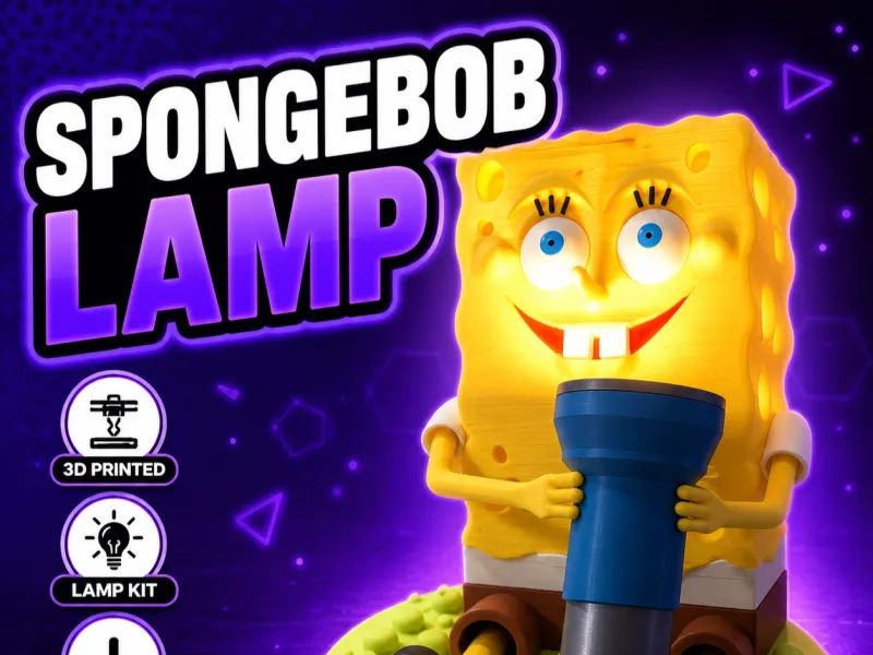 SpongeBob Meme Flashlight Lamp