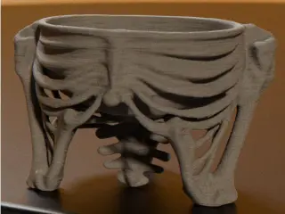 Bone Bowl - Spooky Rib Cup