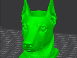 Doberman Pencil Holder