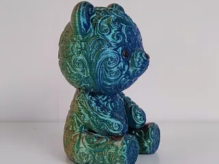Teddy Bear Filigree Scrollwork