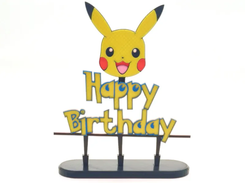Pikachu Cake Topper