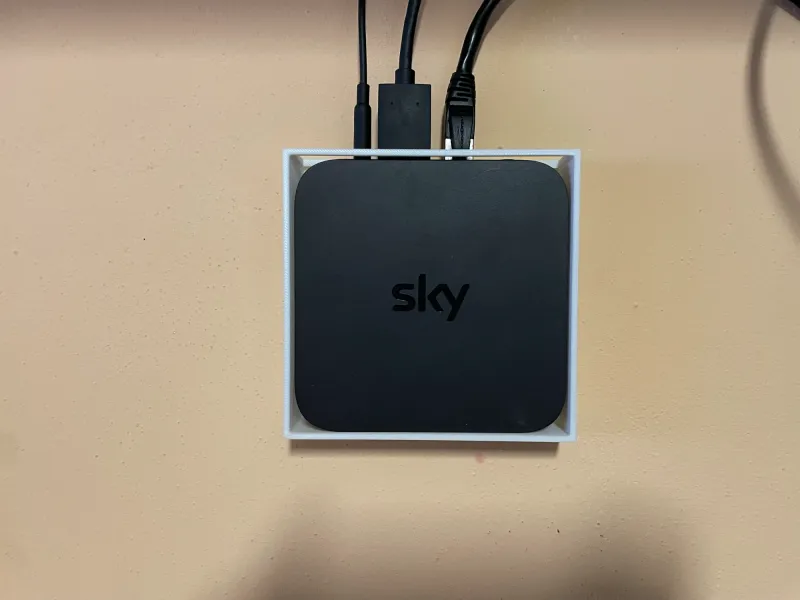 Sky Stream Decoder Wall Mount – Compact Cable Management Box