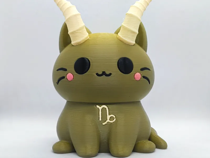 Kawaii Cat - Capricorn