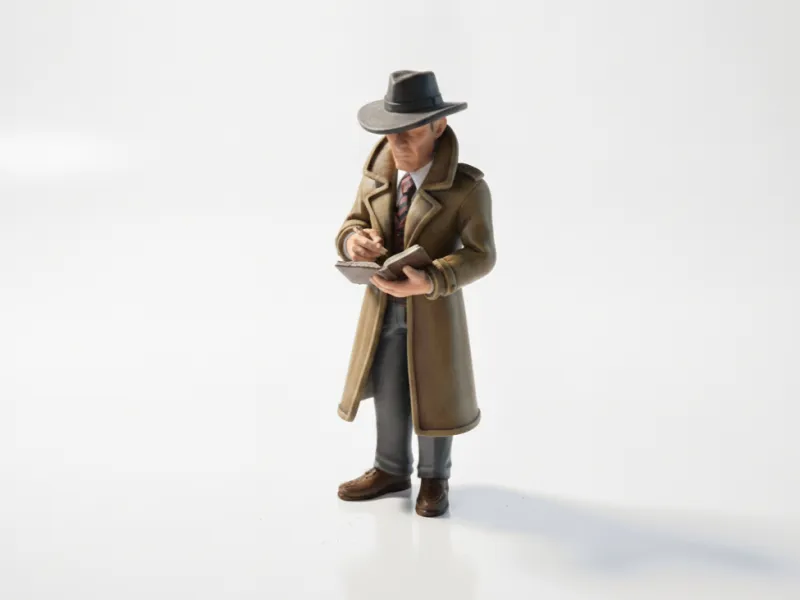 Street Detective Figurine Urban Style 3D Printable