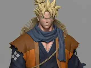 Gohan del Futuro samurai + Base