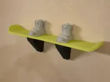 Snowboard Wall Shelf – Modular 3D Printed Wall Storage-0