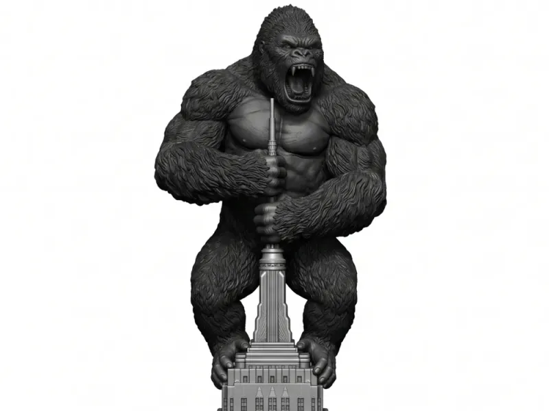 King Kong on building