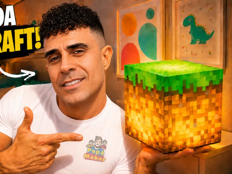 Minecraft Night Lamp