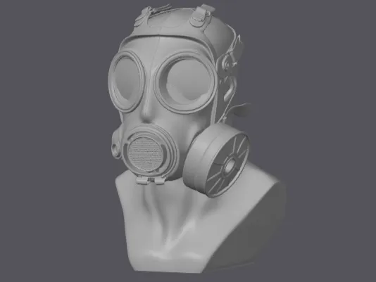 GASMASK BUST