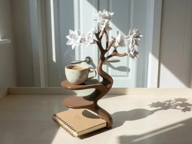 Étagère-table de chevet Arbre