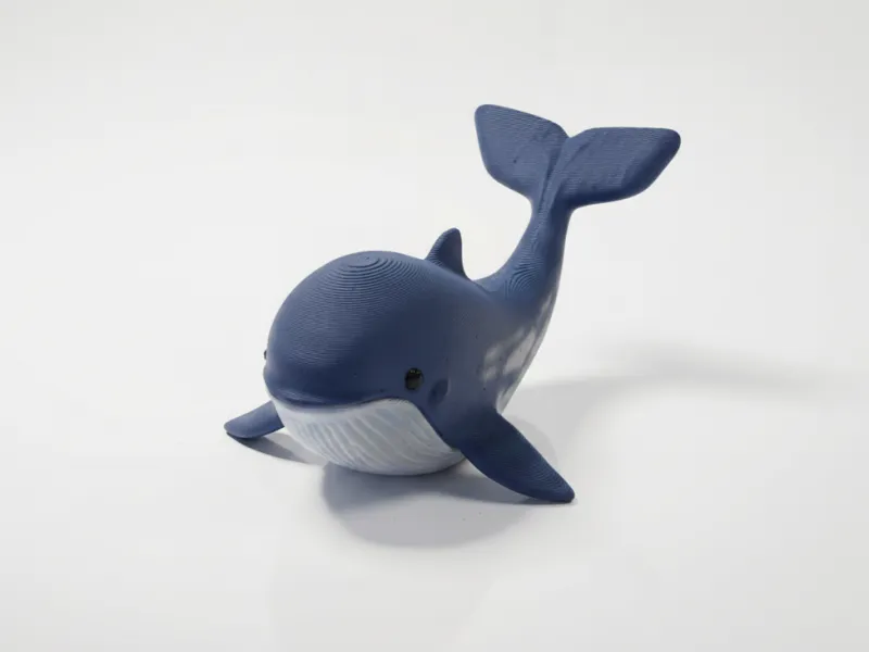 Whale Figurine Animal Sculpture 3D Printable