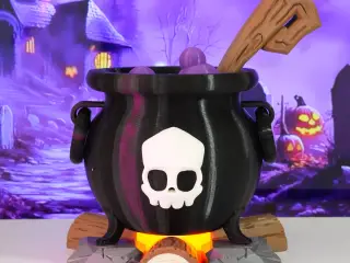 Caldero Mágico de Halloween – Modelo 3D