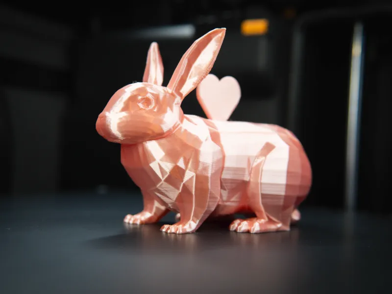 Boîte à bijoux lapin Low Poly