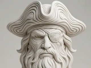 Piratenkopf, Hexa Design
