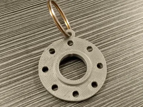 SLIP-ON FLANGE KEYCHAIN