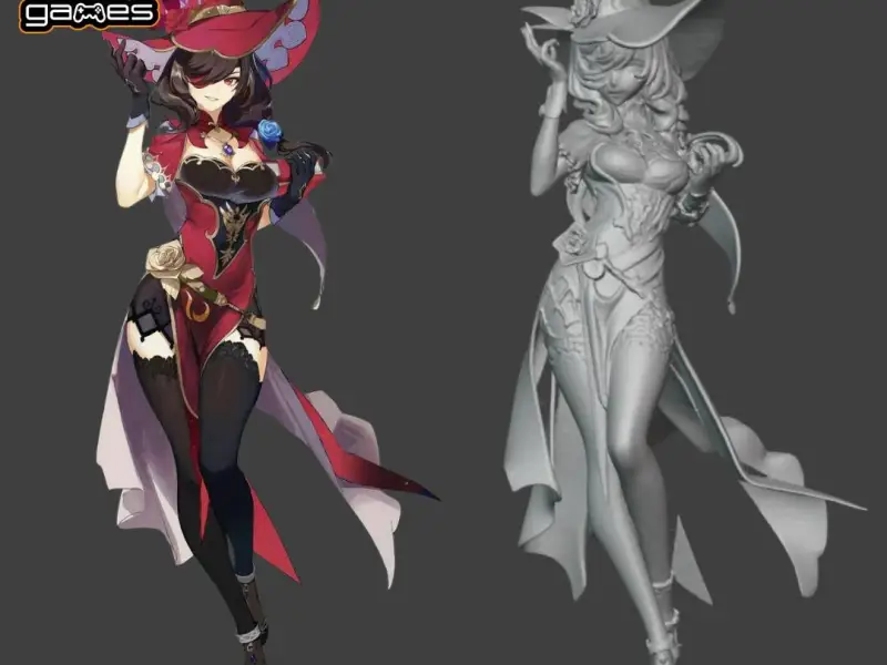 Beidou Genshin impact pose 2