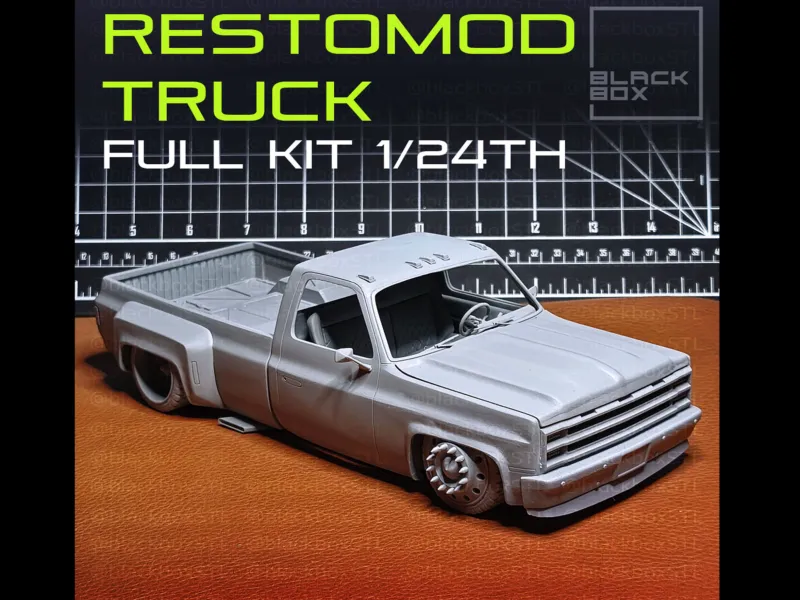 レストモッドトラック フルモデルキット 1/24