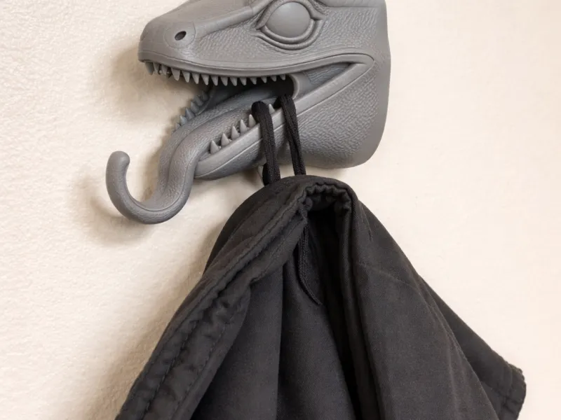 Lizard Head Wall Hanger Coat and Key Holder Hook