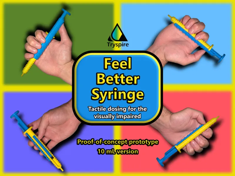 Feel Better Syringe (Tactile Dosing for visually impaired)