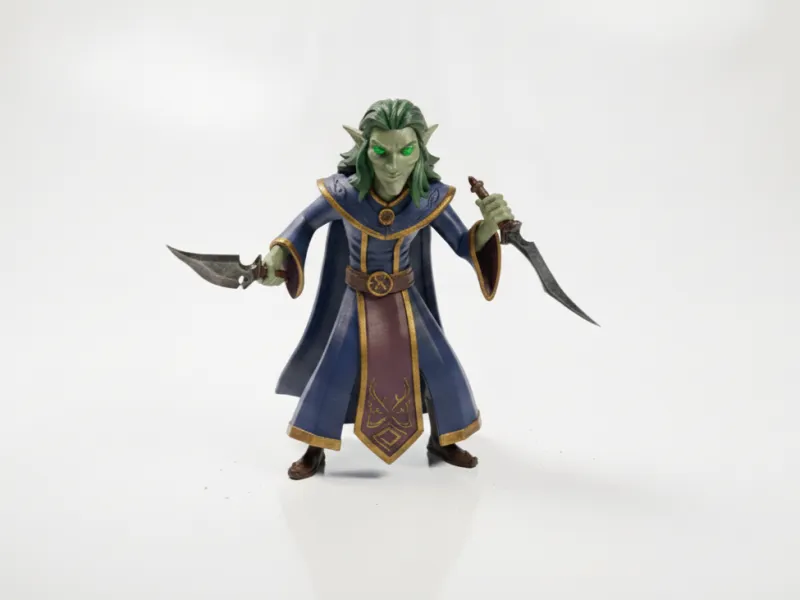 Figurine de sorcière maléfique fantasy imprimable en 3D