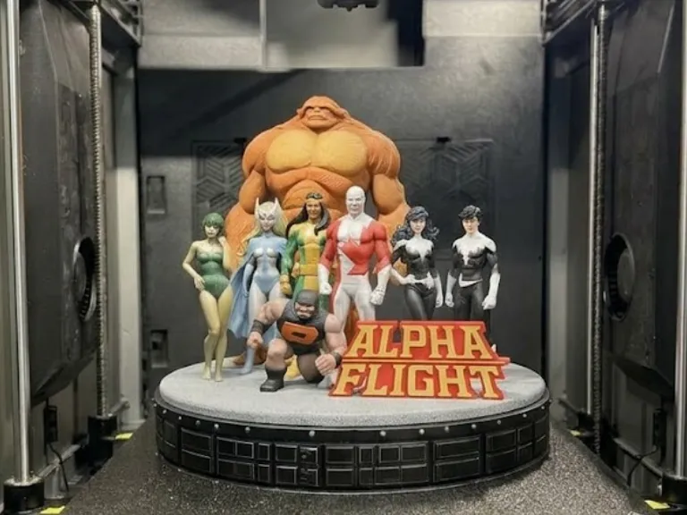 ALPHA FLIGHT - Complete Diorama Collectible Figure Set