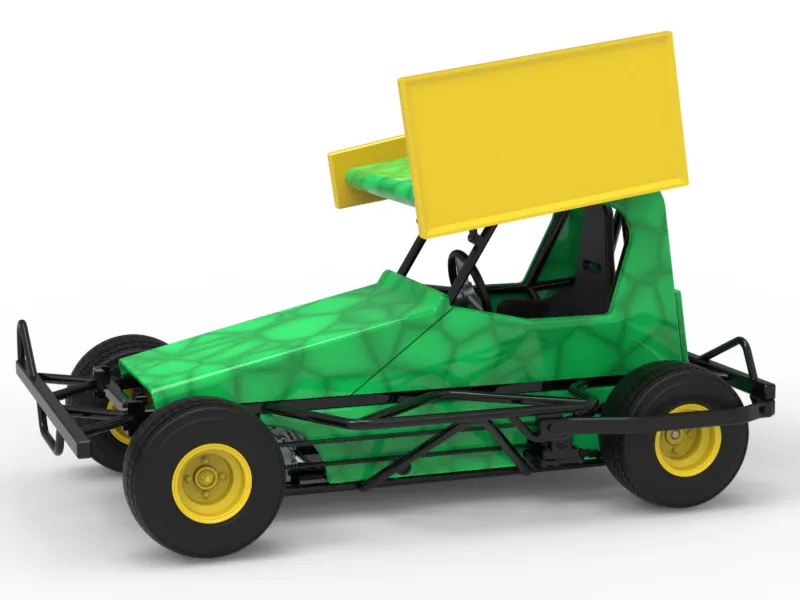 BriSCA Micro Formula 2 Stock Car Maßstab 1:16