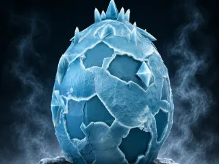 Frozen Dragon Egg Collectible