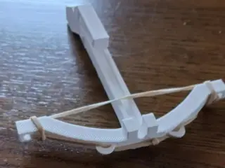 WORKING Handheld Crossbow (rubber band needed)