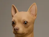 犬の胸像-0