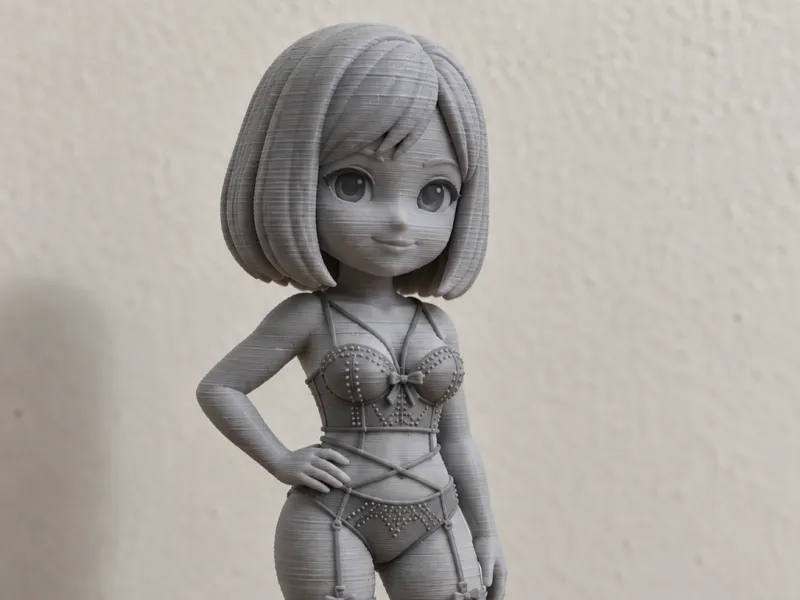 Studded Lingerie Chibi — Slim
