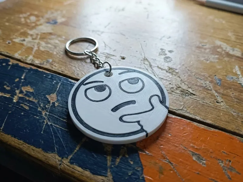 Keychain Emoji _ pensante