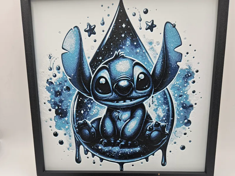 STITCH DANS GOUTTE D EAU AVEC COULEURS